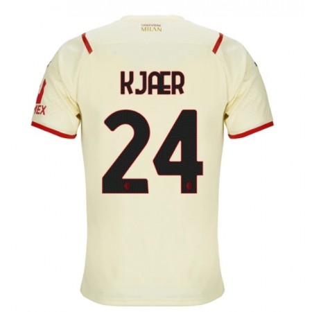 Fußballtrikots AC Mailand Simon Kjaer 24 Auswärts Trikotsatz 2021-2022 Fußballtrikots AC Mailand Simon Kjaer 24 Auswärts Trikotsatz 2021-2022